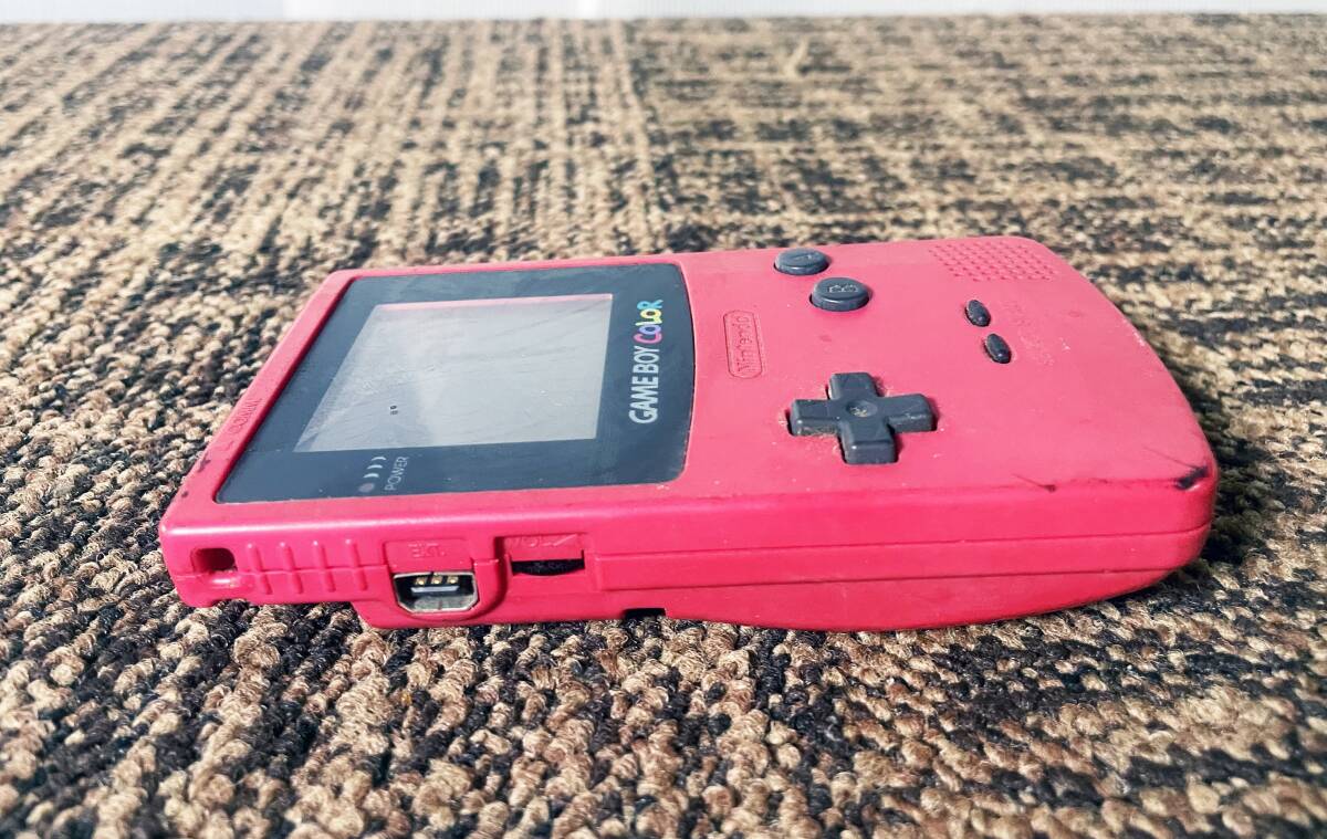 ★ジャンク扱い品 中古★Nintendo/ニンテンドー GAMEBOY（ゲームボーイ） ゲーム機 レッド【CGB-001】DDHOの画像6