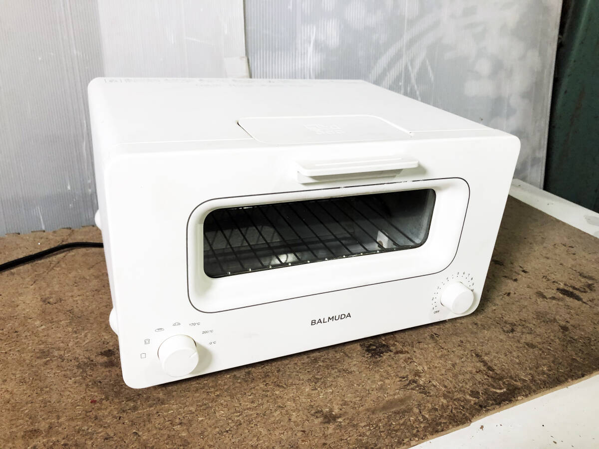 **2019 year made * used *BALMUDA/ bar Mu da steam toaster oven white [K01E-WS]DCNU