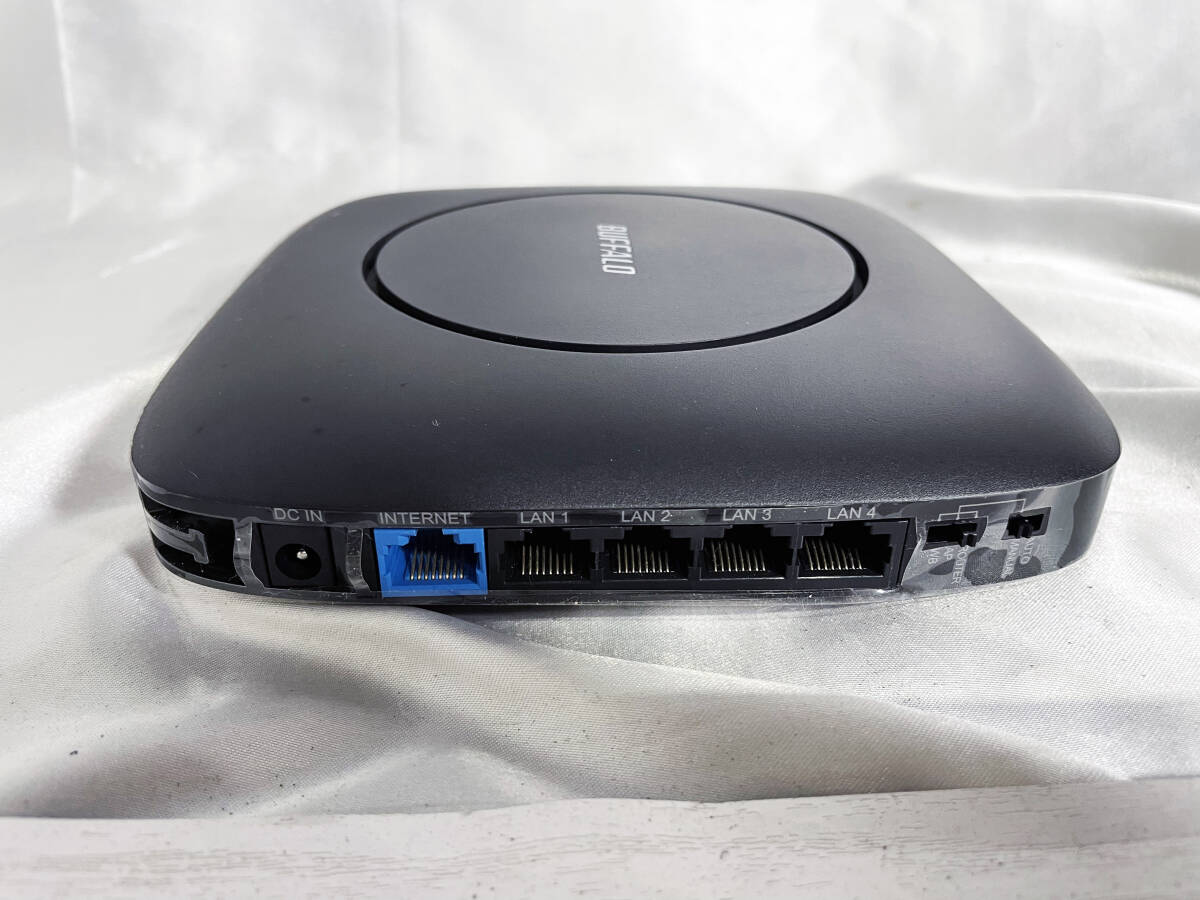 ◎★ 中古★BUFFALO/バッファロー 無線LAN親機 Wi-Fi6 対応ルーター ブラック WiFi 6(11ax)対応【WSR-3200AX4S-BK】DD68の画像6