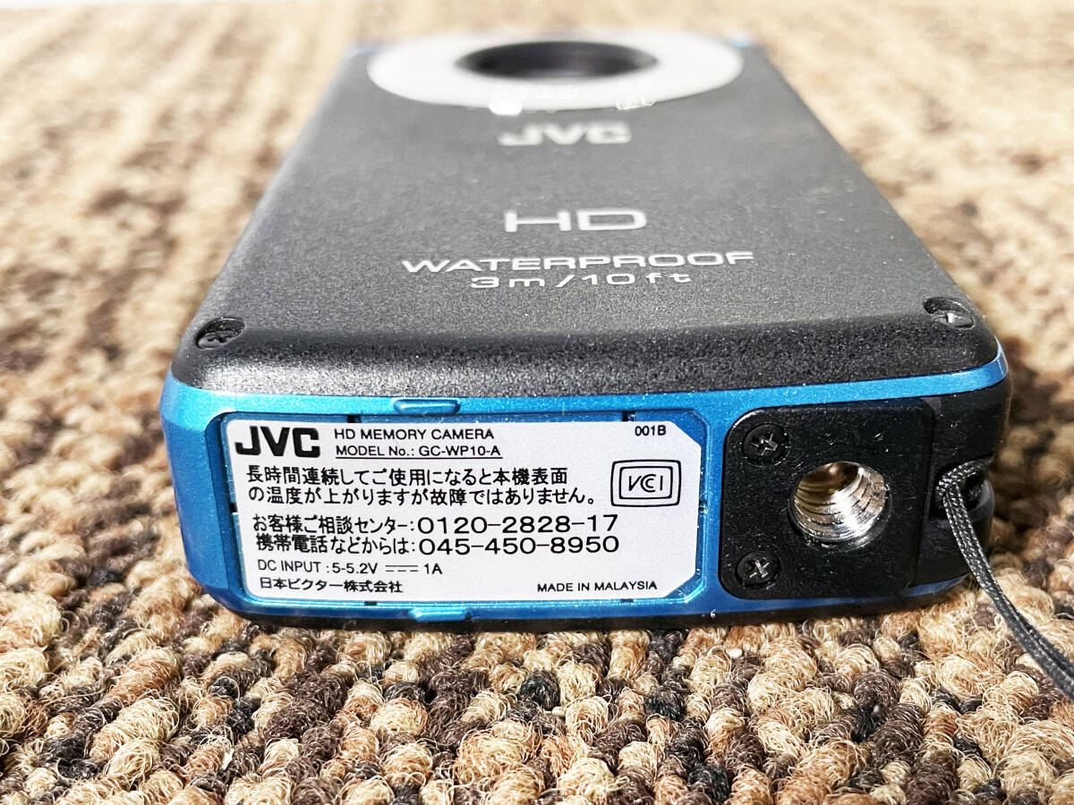 ★ 中古★JVC ビクター HDメモリーカメラ GC-WP10-A 3m防水【GC-WP10-A】DDE7の画像7
