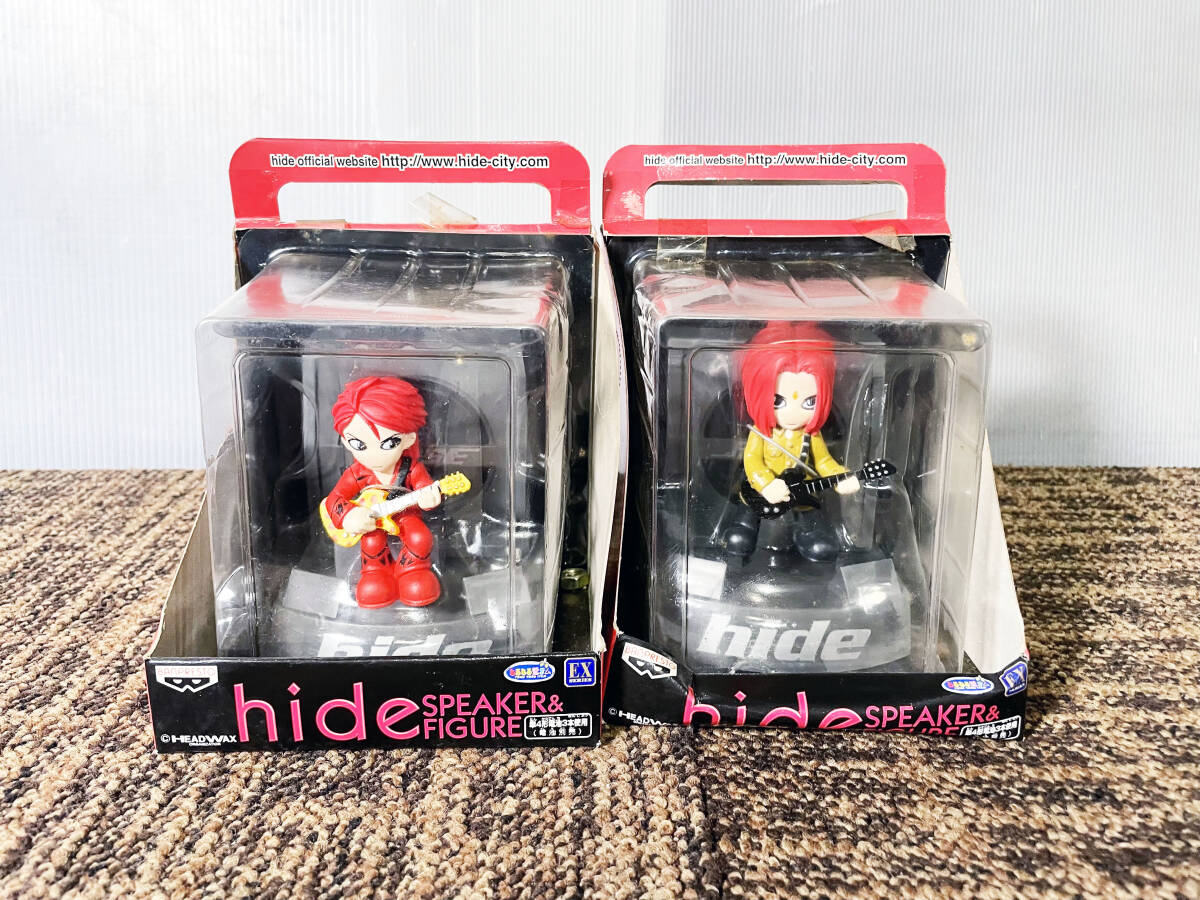 ★未開封★非売品★HIDE ヒデ FIGURE COLLECTION フィギュアコレクション 2種 バンプレスト X-JAPAN【hide フィギュアセット】DDECの画像2