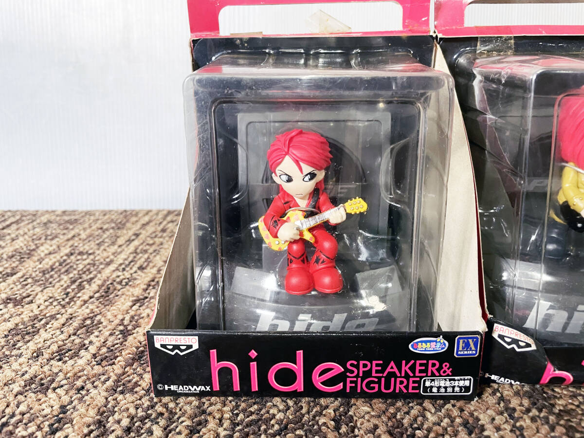 ★未開封★非売品★HIDE ヒデ FIGURE COLLECTION フィギュアコレクション 2種 バンプレスト X-JAPAN【hide フィギュアセット】DDECの画像3