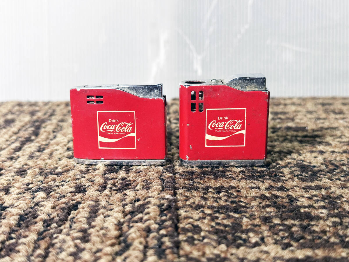 ◎★ 中古★2個セット！ PRINCE 「Coca-cola（コカ・コーラ）」喫煙具 ライター ビンテージ アンティーク【ESPER-52】DDG9の画像1