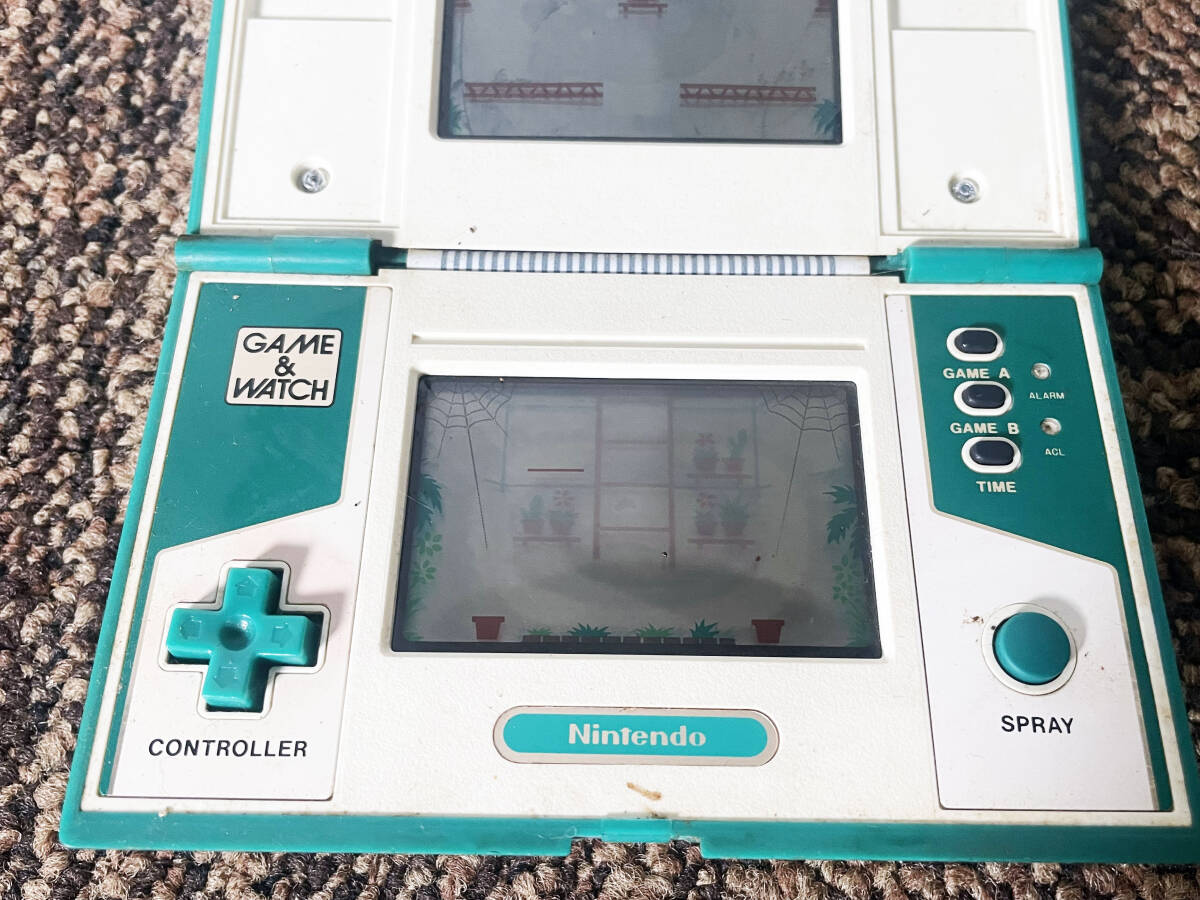 ★ジャンク扱い品 中古★GAME&WATCH ゲーム＆ウォッチ GREEN HOUSE グリーンハウス GH-54 Nintendo ゲーム機 レトロゲーム【GH-54】DDI0の画像5