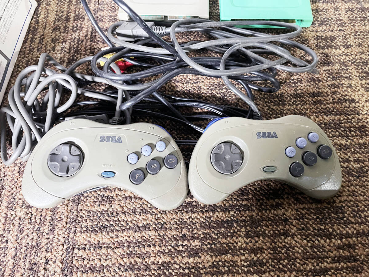 ◎★ 中古★SEGA セガ SEGASATURN セガサターン 本体 コントローラー 元箱あり【HST-3200】DDUI_画像7