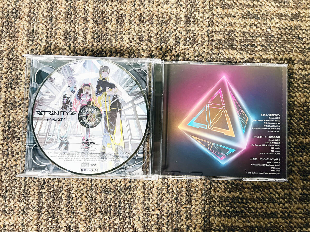 ★ 中古★▽▲TRiNITY▲▽　初回限定盤A　 PRiSM　CD+特典Blu-ray【▽▲TRiNITY▲▽】DC0W_画像6