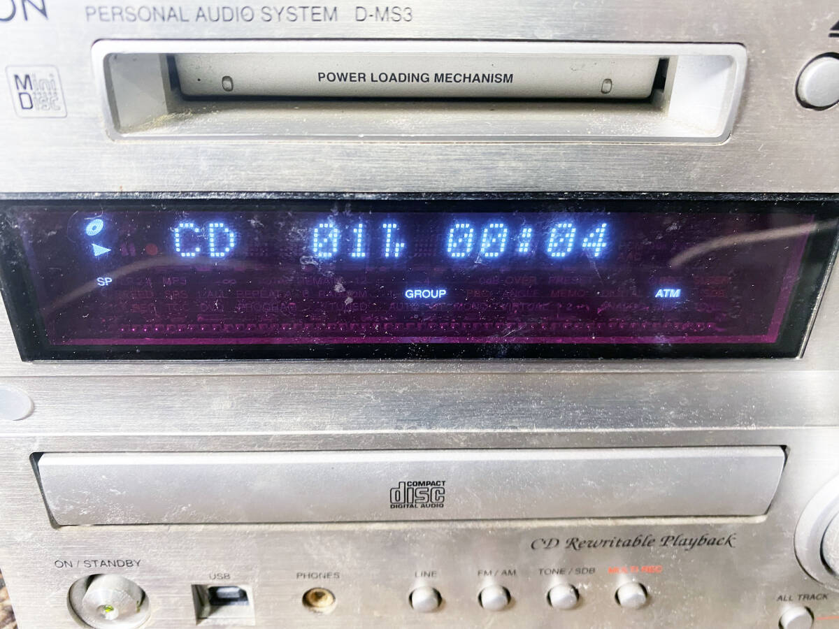 ** б/у ** DENON CD/ MD магнитола D-MS3 * personal аудио система *[D-MS3]DF8G