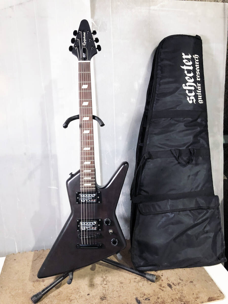 中古Epiphone/エピフォン GT Explorer ケース付き Yahoo!オークション - 中古 Epiphone/エピフォン GT Explorer