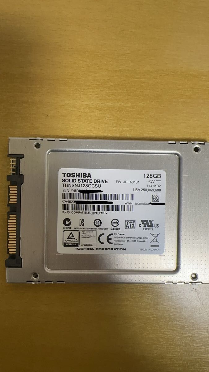 TOSHIBA SSD 128GB THNSNC128GCSU SATA 
