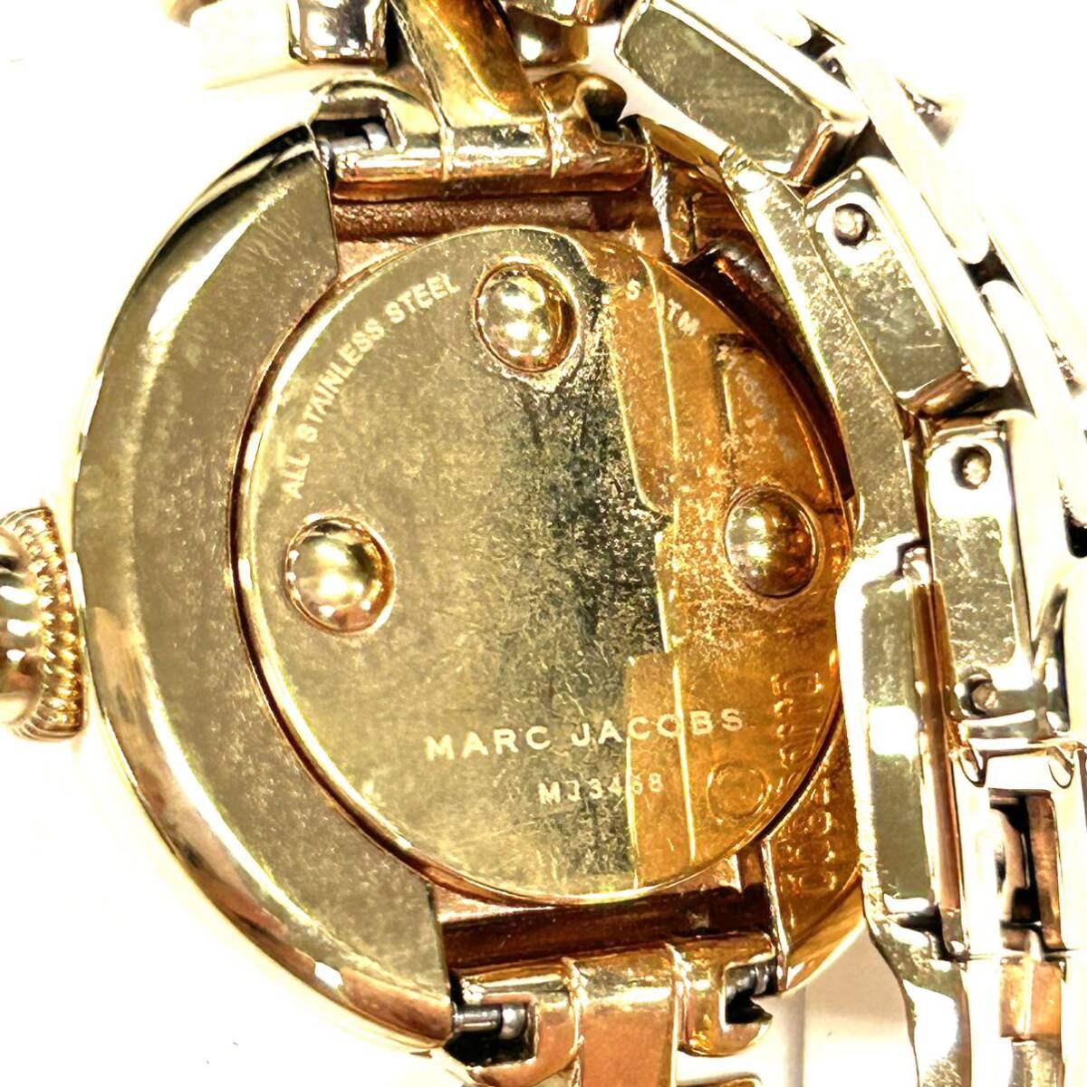 Y582 腕時計 MARC JACOBS マークジェイコブス MJ3458 ジャンク品 中古 訳ありの画像6