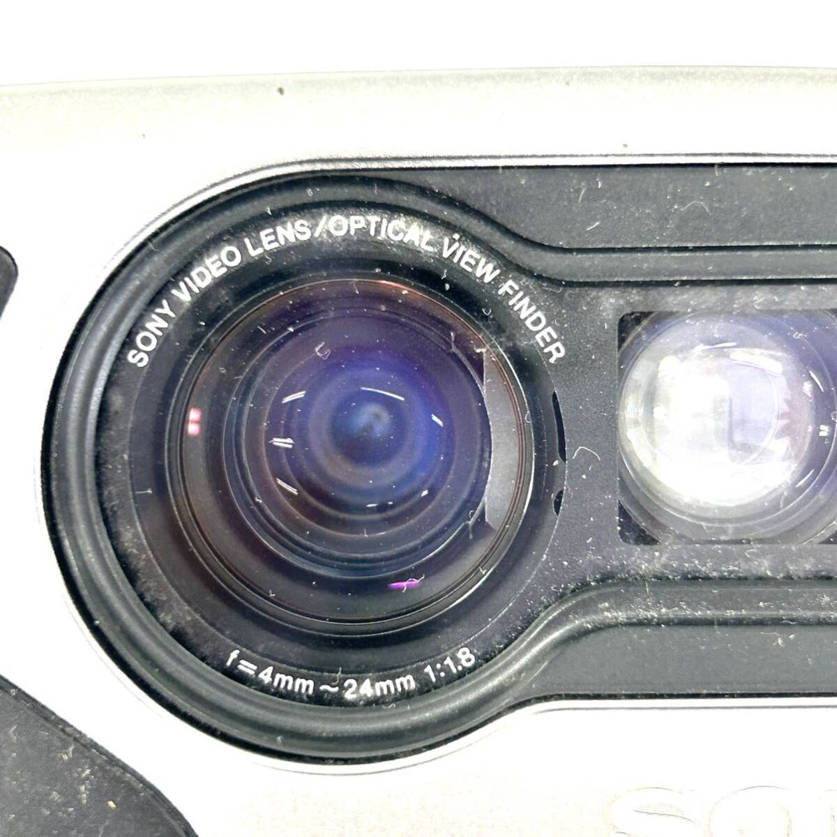 Y603 ハンディカム ビデオカメラ SONY ソニー video8 Handycam SC9 CCD-SC9 29670 f=4mm~24mm 1:1.8 ジャンク品 中古 訳ありの画像10