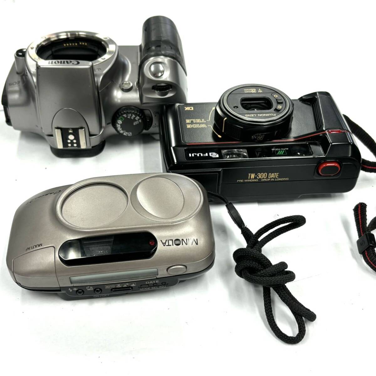 H2906 カメラ まとめ フィルムカメラ デジタルカメラ Canon キヤノン EOS Kiss DS6041 FUJI TW-300 DATE MINOLTA ミノルタ Capios25 中古の画像7
