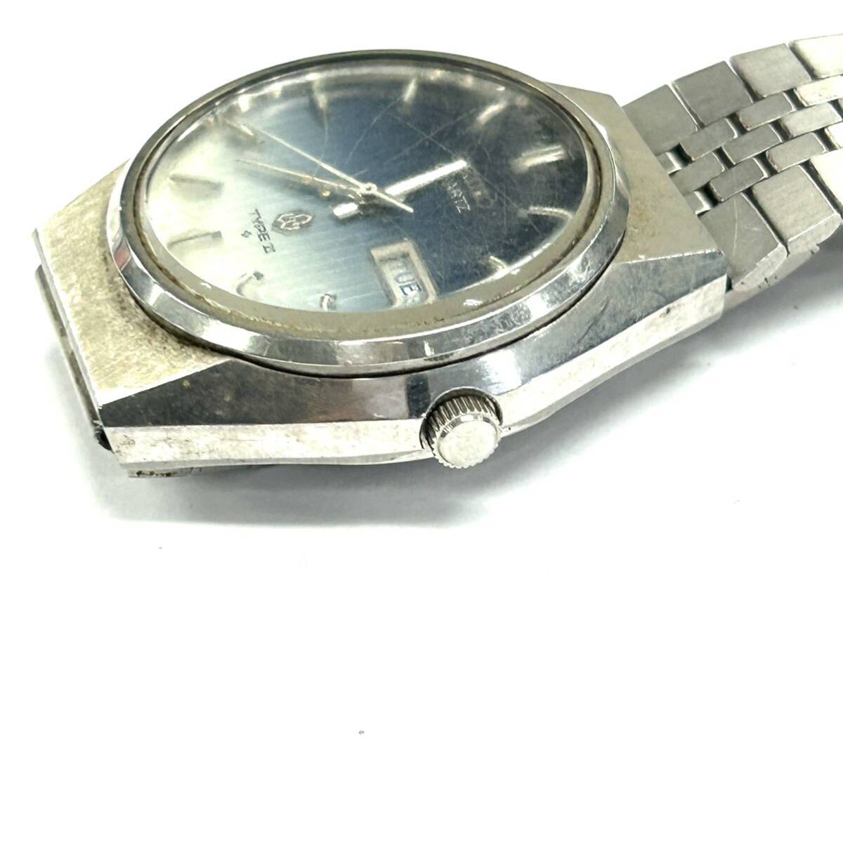 Y612 腕時計 SEIKO セイコー QUARTZ TYPEⅡ 602937 ジャンク品 中古 訳ありの画像9