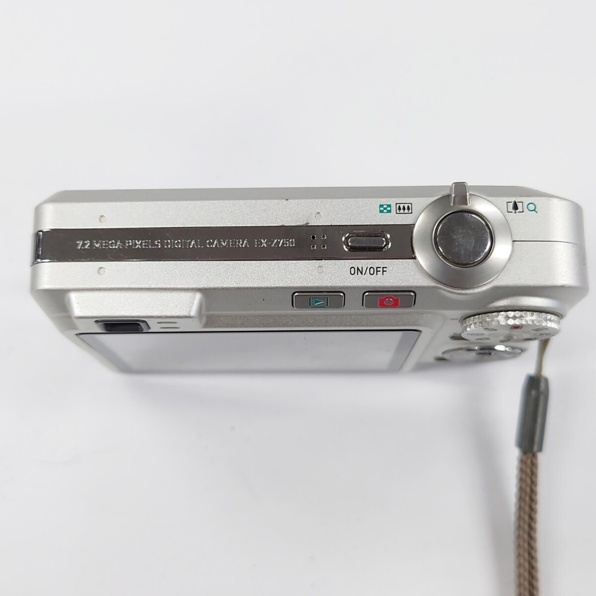 I1014 デジタルカメラ CASIO 7.2MEGA PIXELS DIGITAL CAMERA EX-Z750 EXILIM f=7.9-23.7mm 1:2.8-5.1 デジカメ 中古 ジャンク品 訳ありの画像7