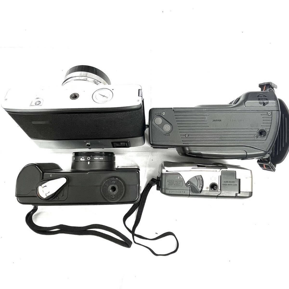 N450 フィルムカメラ ビデオカメラ ストロボ まとめ Canon キャノン MINOLTA CHINON Panasonic パナソニックジャンク品 中古 訳あり_画像5