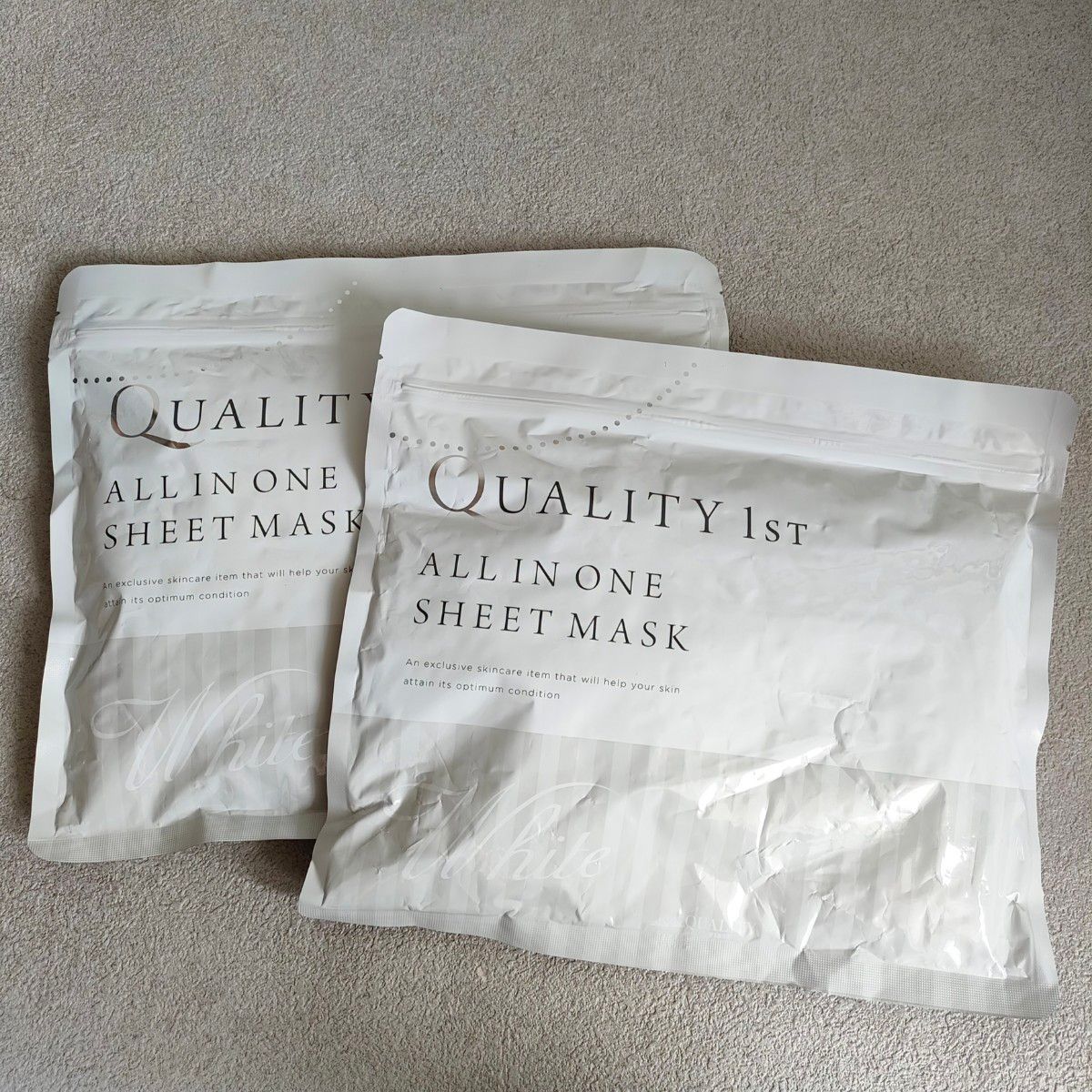 クオリティファースト オールインワンシートマスク ホワイト 30枚×2袋