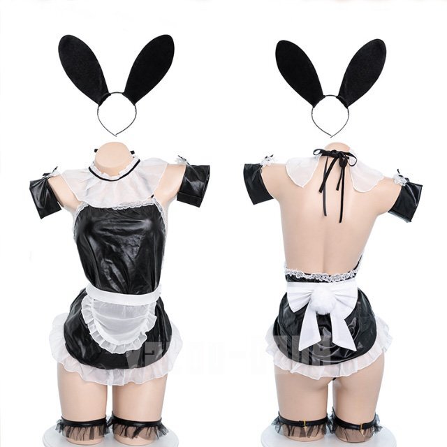 G515 sexy Ran Jerry .. искусственная кожа baby doll заяц уголок фартук костюм кролика костюмы Night одежда 