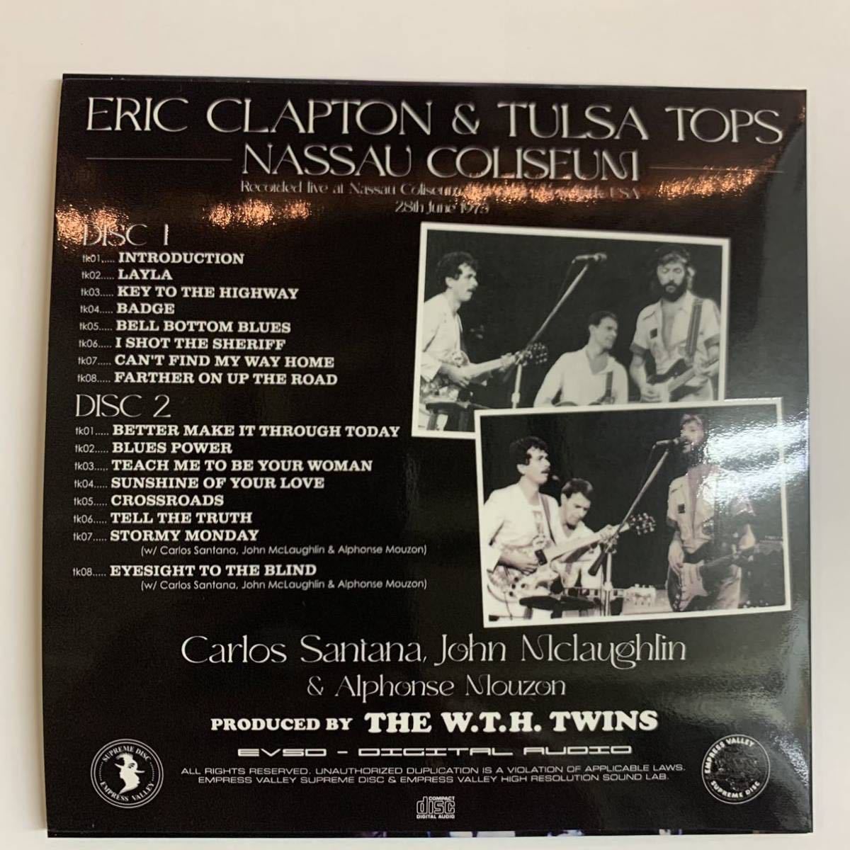 ERIC CLAPTON / NASSAU COLISEUM LIVE 1975 2CD mid valley records 誰もが同意する2022年度ナンバー1アイテム！GW大特価！残り2枚です。の画像4