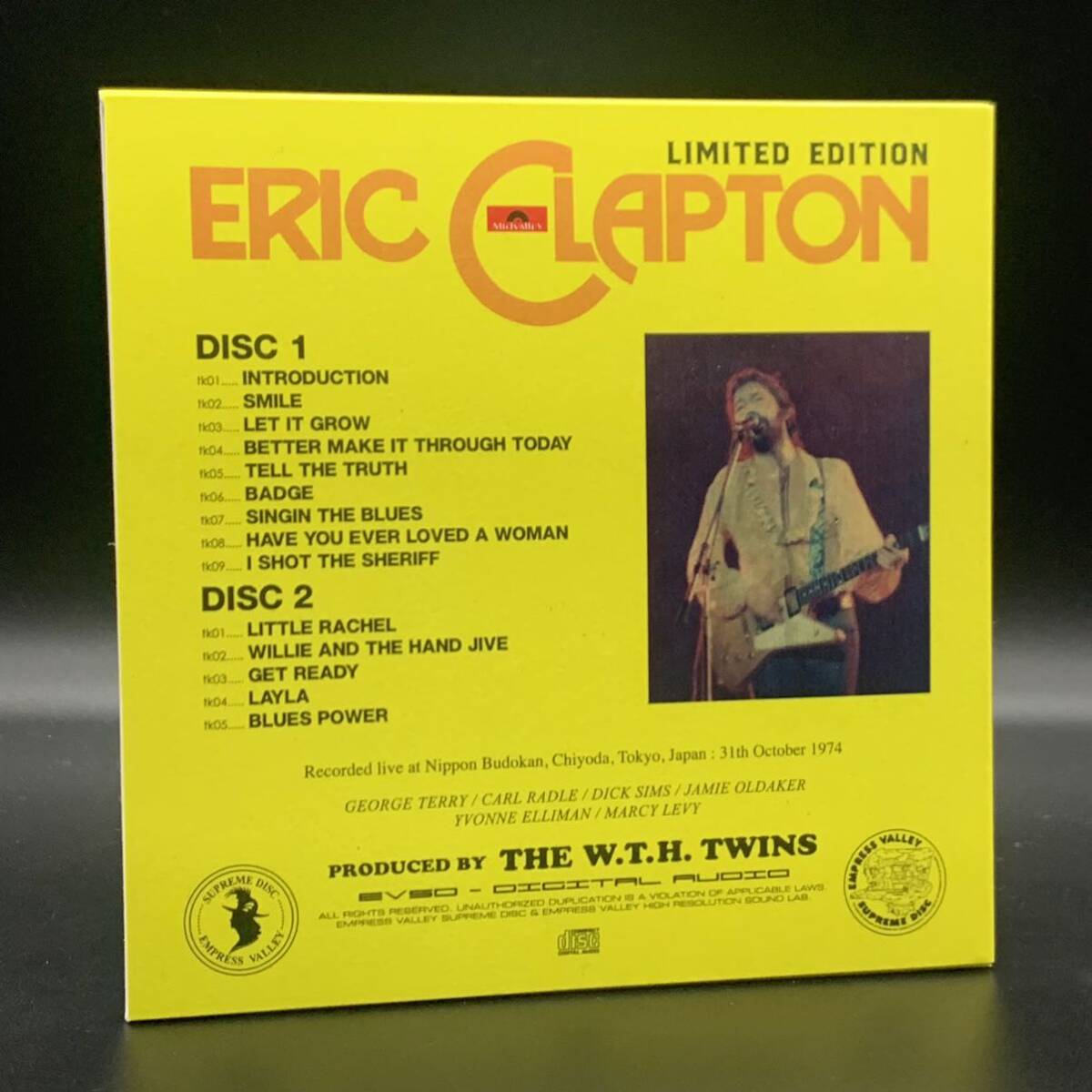 ERIC CLAPTON / TROPICAL SOUND SHOWER「亜熱帯武道館」(6CD BOX with Booklet) 初来日武道館3公演を全て初登場音源で収録した凄いやつ！