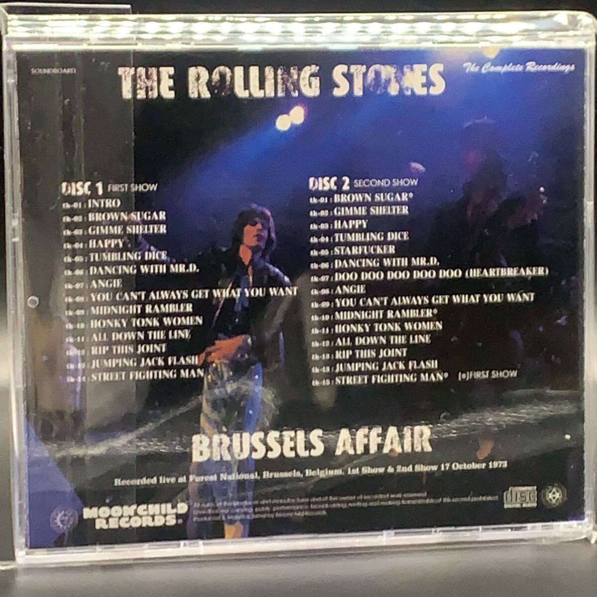 THE ROLLING STONES / BRUSSELS AFFAIR 2CD Moonchild Records 廃盤 ストーンズ最強ライヴ盤！