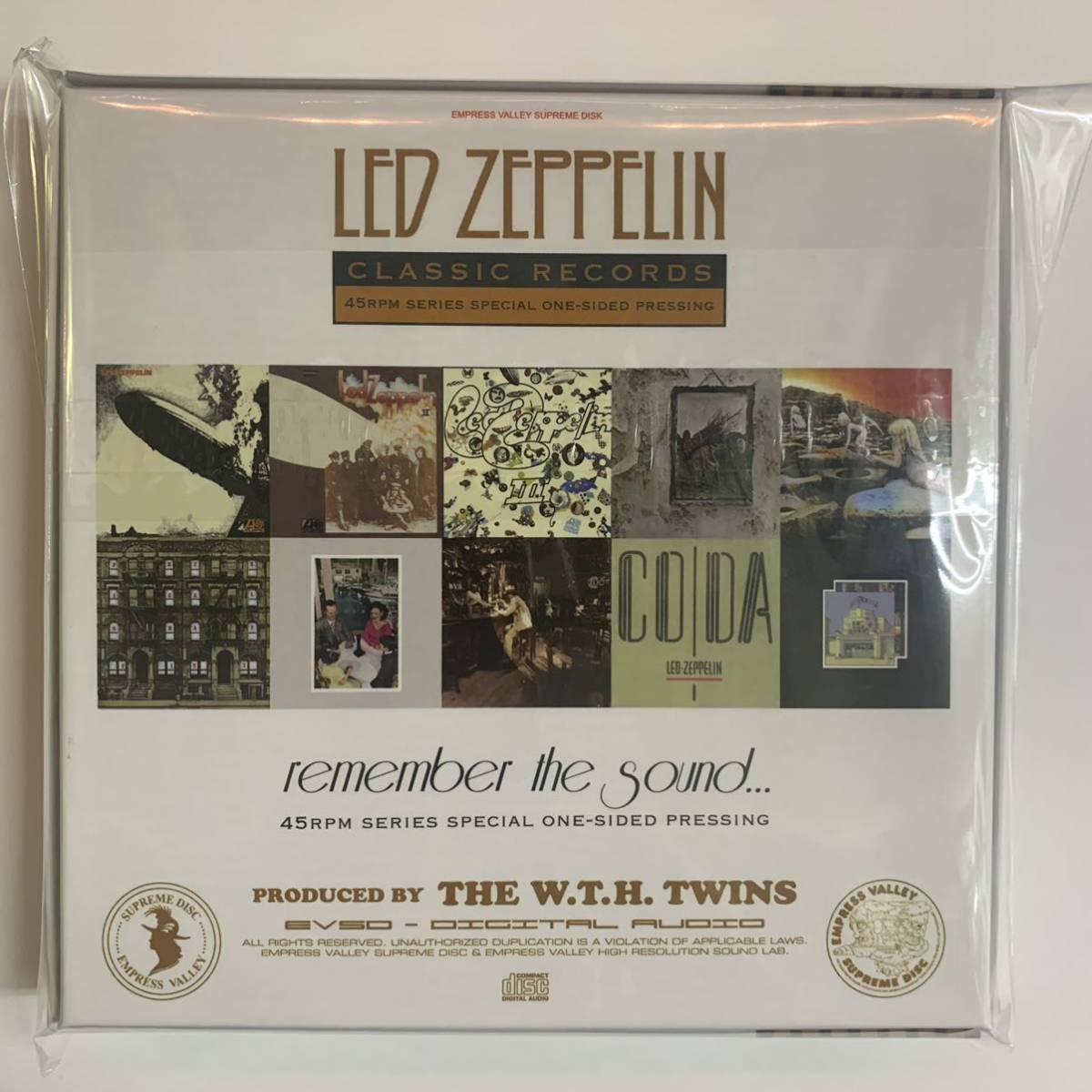 LED ZEPPELIN / CLASSIC RECORDS BOX -45RPM SERIES SPECIAL ONE-SIDED PRESSING 12CD BOX SET 遂に登場です！MUST BUY！の画像2