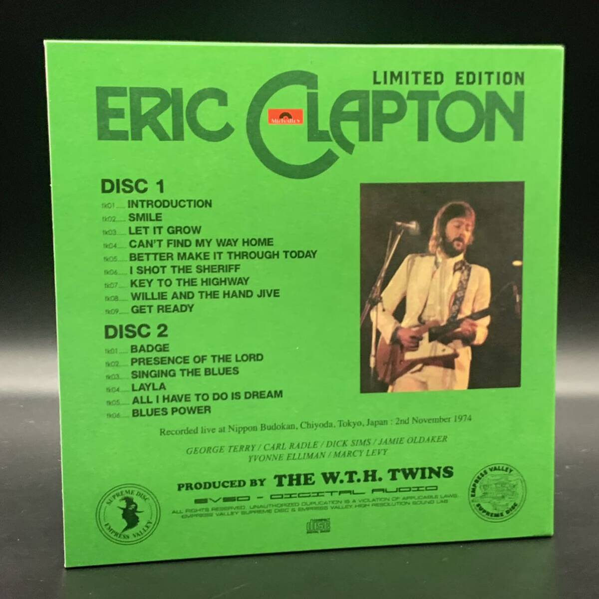 ERIC CLAPTON / TROPICAL SOUND SHOWER「亜熱帯武道館」(6CD BOX with Booklet) 初来日武道館3公演を全て初登場音源で収録！完売品！の画像8