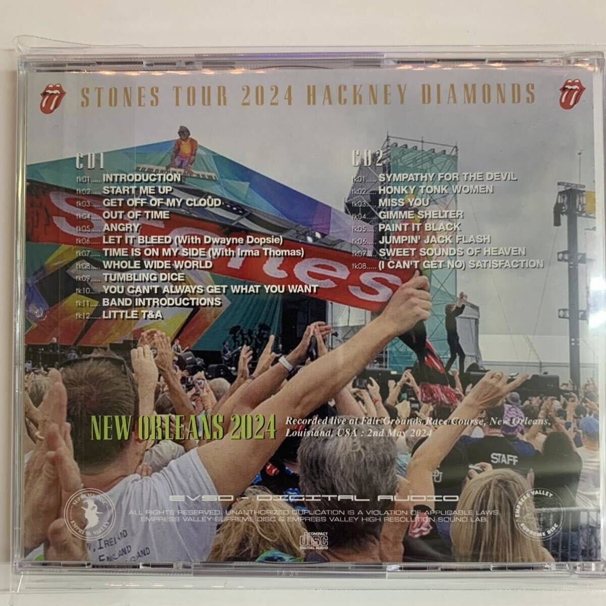 THE ROLLING STONES / NEW ORLEANS 2024(2CD) ツアー2日目も入荷してまいりました！ニューオリンズでのフェスに登場です♪_画像2