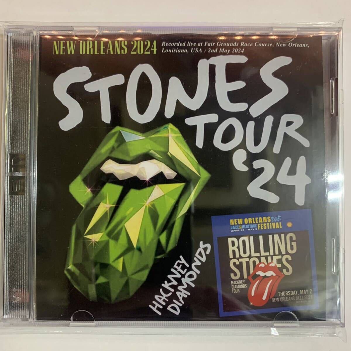 THE ROLLING STONES / NEW ORLEANS 2024(2CD) ツアー2日目も入荷してまいりました！ニューオリンズでのフェスに登場です♪_画像1