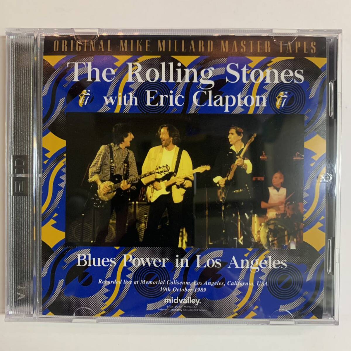 新作！THE ROLLING STONES with ERIC CLAPTON / BLUES POWER IN LOS ANGELES(2CD) 初登場マイク・ミラード音源！マスターからの収録です！_画像1