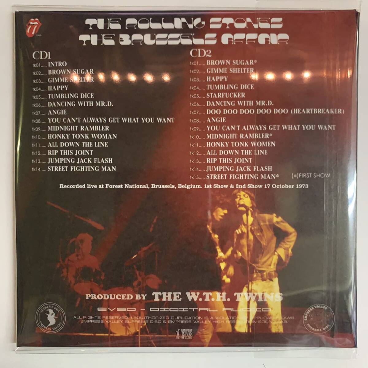 THE ROLLING STONES / THE BRUSSELS AFFAIR「キースの不良思想」(2CD) ド定番音源の1973年ブリュッセル公演！バンドも音質も最強です！