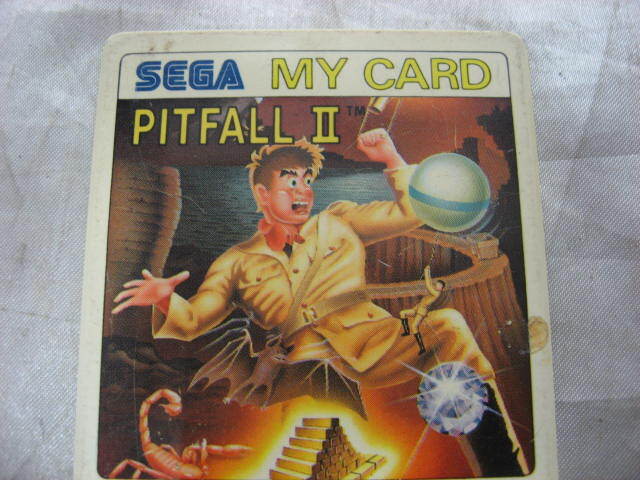 SEGA MY CARD　セガマイカード　ピットフォール2　PITFALLⅡ　SC-3000　SG-1000シリーズ共通　ゲームソフト　当時物　現状品_画像2