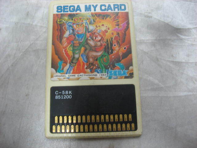 SEGA MY CARD Sega мой карта герой SC-3000 SG-1000 серии Sega Mark III игра soft подлинная вещь текущее состояние товар 