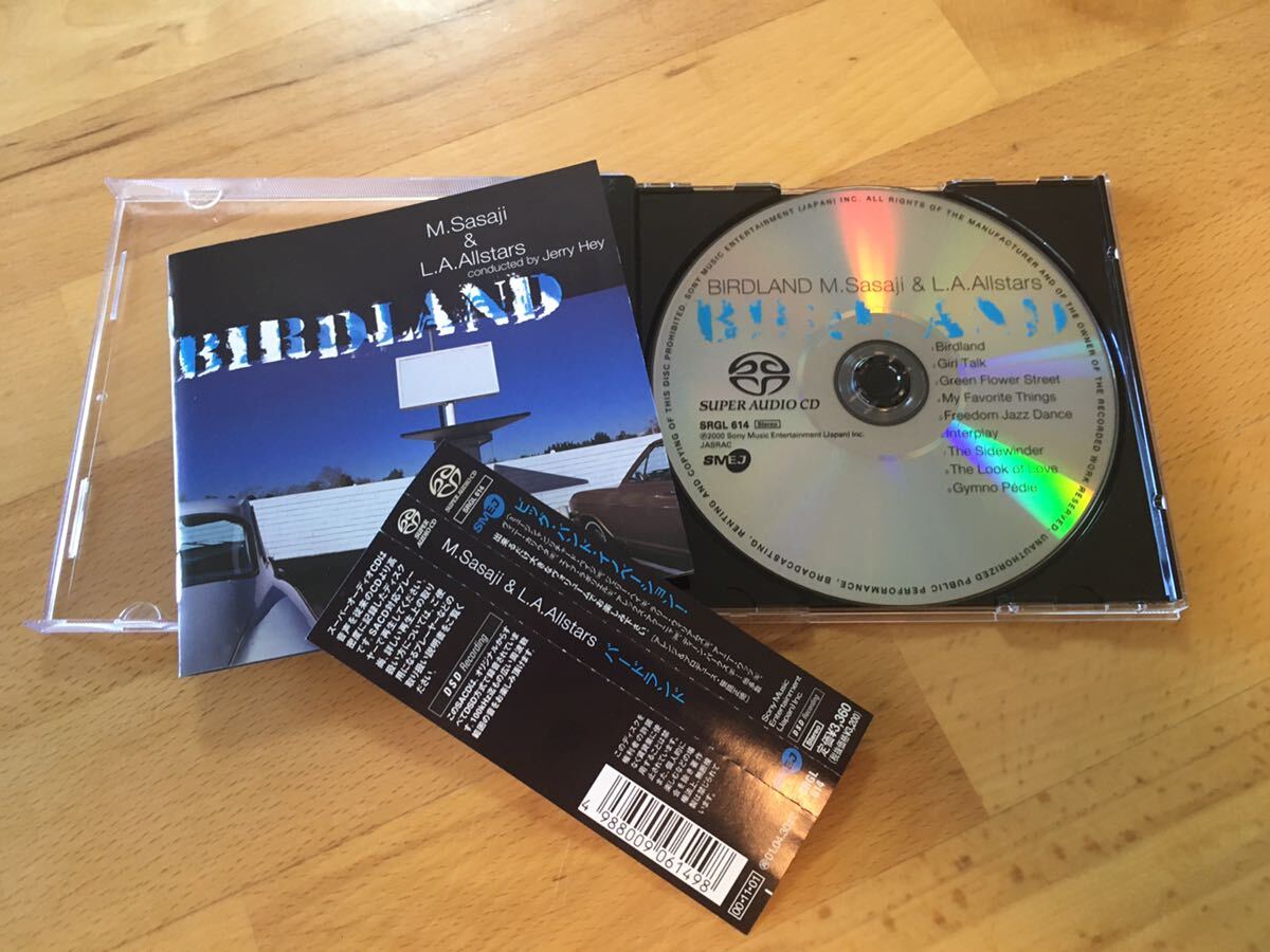 【高音質廃盤】M.Sasaji & L.A.Allstars / Birdland(Single Layer SACD)笹路正徳 (SMEJ : SRGL614)_画像1