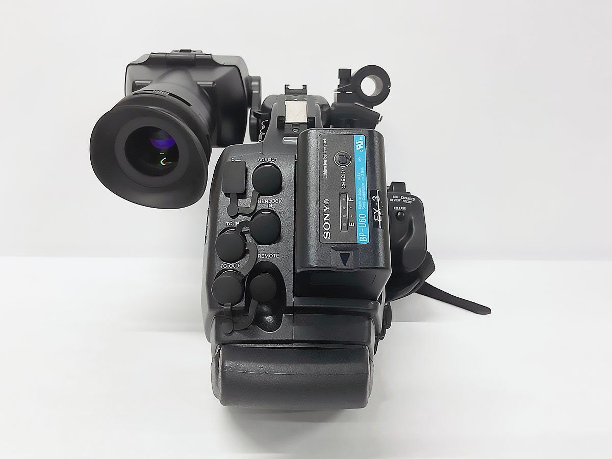開始価格1円 SONY ソニー PMW-EX3 EXカムコーダー XDCAM EX Exmor 1/2型フルHD 3CMOSセンサー 映像機器 カメラ 定価107万8000円 ジャンクの画像5