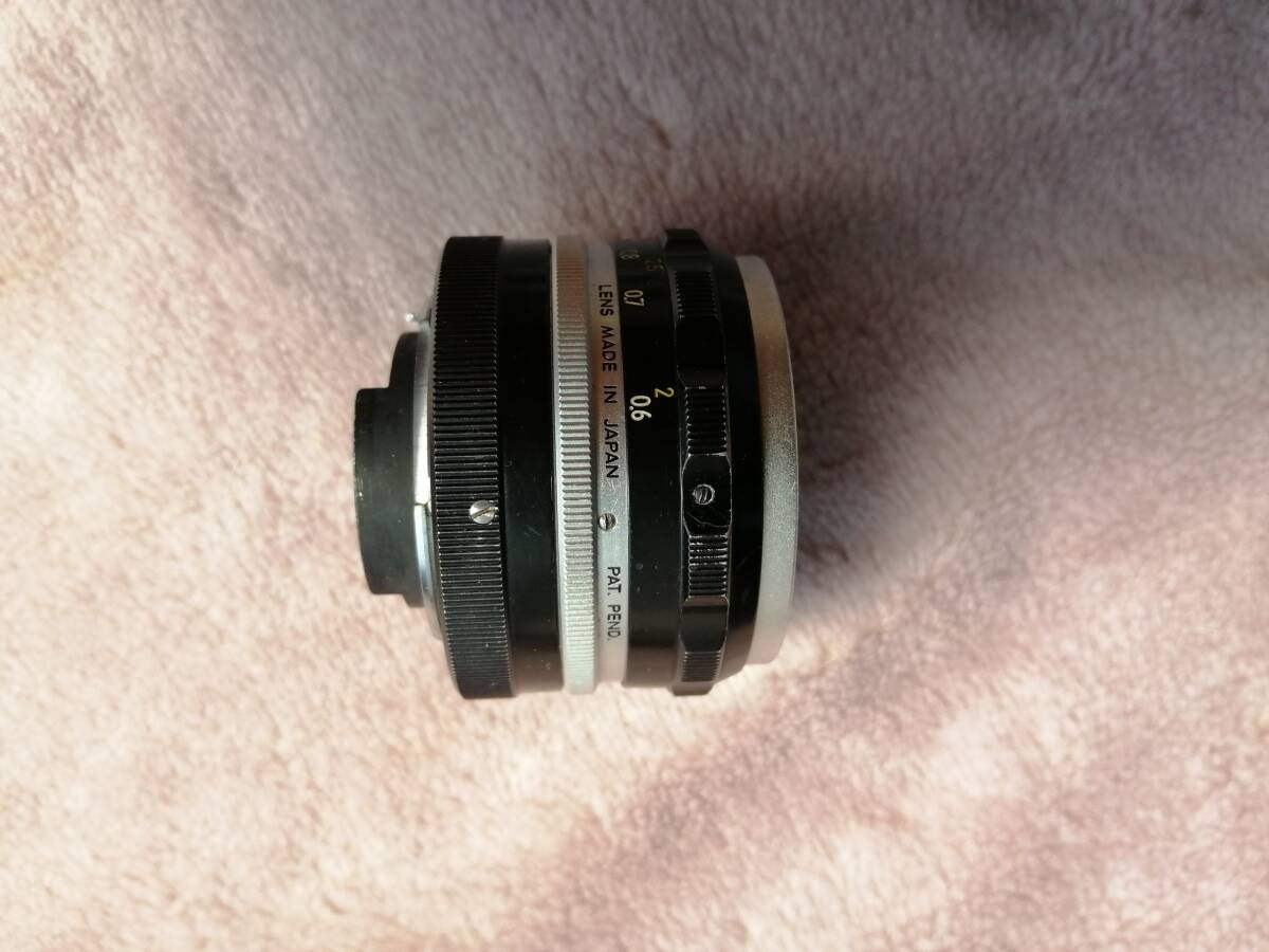 NIKKOR-S 5cm F2 PAT.PEND. ９枚絞り Fマウント 非Aiの画像4