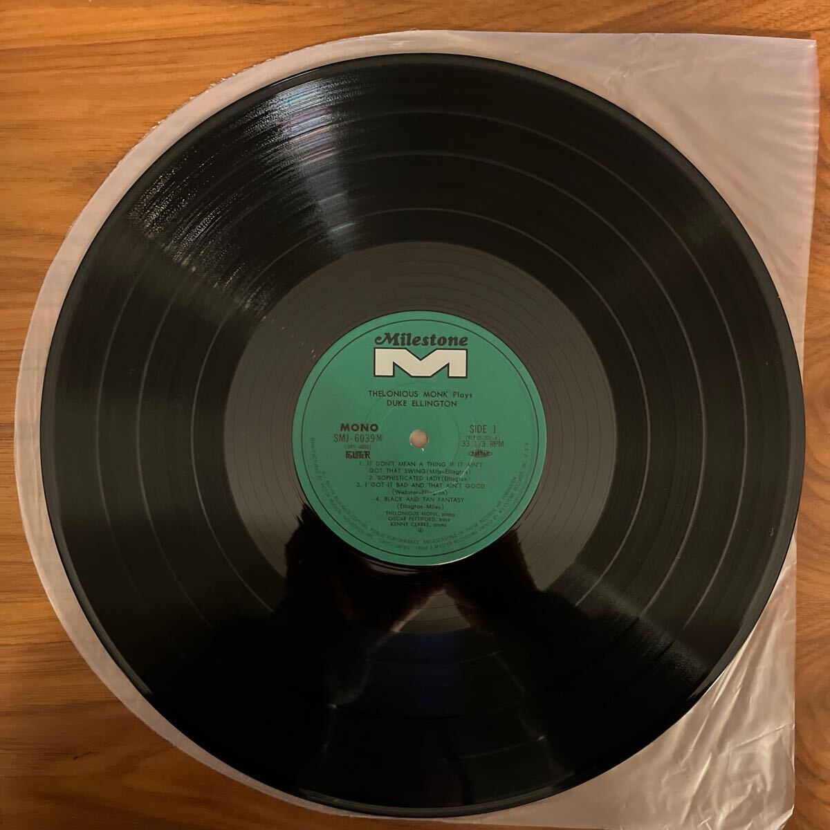 Thelonious Monk Plays Duke Ellington MONO LP セロニアス_画像5