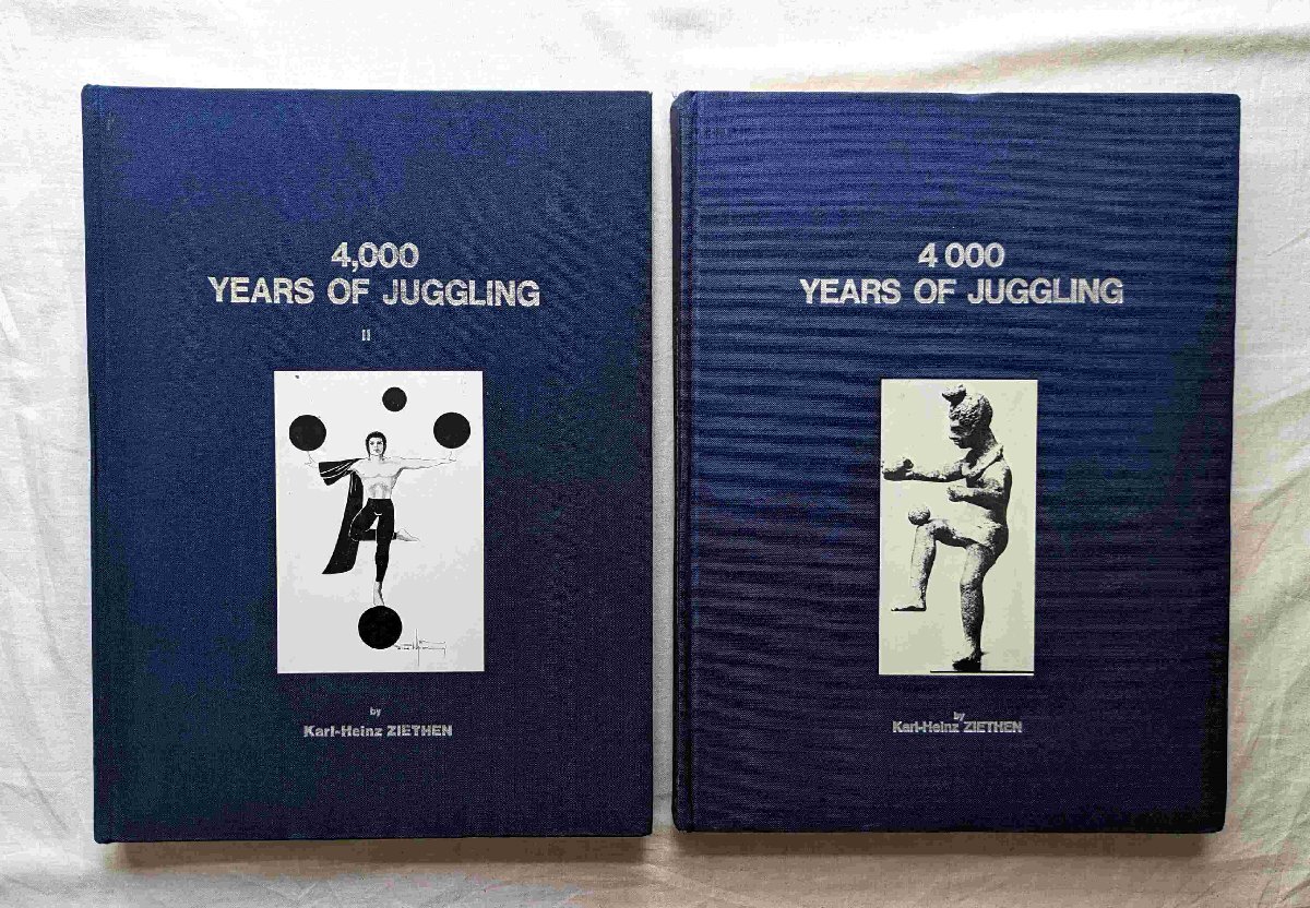 2冊セット ジャグリング 歴史 洋書 4000 Years of Juggling Karl-Heinz Ziethen サーカス/大道芸 見世物 曲芸/ジャグラー_画像1