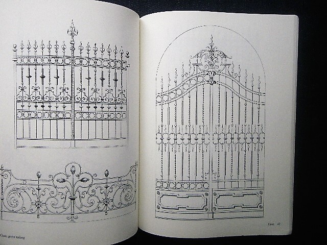 アンティーク・アイアンワーク 270点 金属工芸 鉄格子 洋書 Traditional Ironwork Designs 鍛鉄 装飾品/伝統工芸品 デザイン_画像3