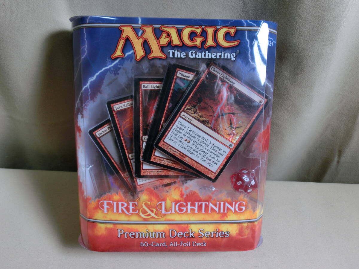 *MTG 60-Card,All-Foil Deck: FIRE & LIGHTNING *