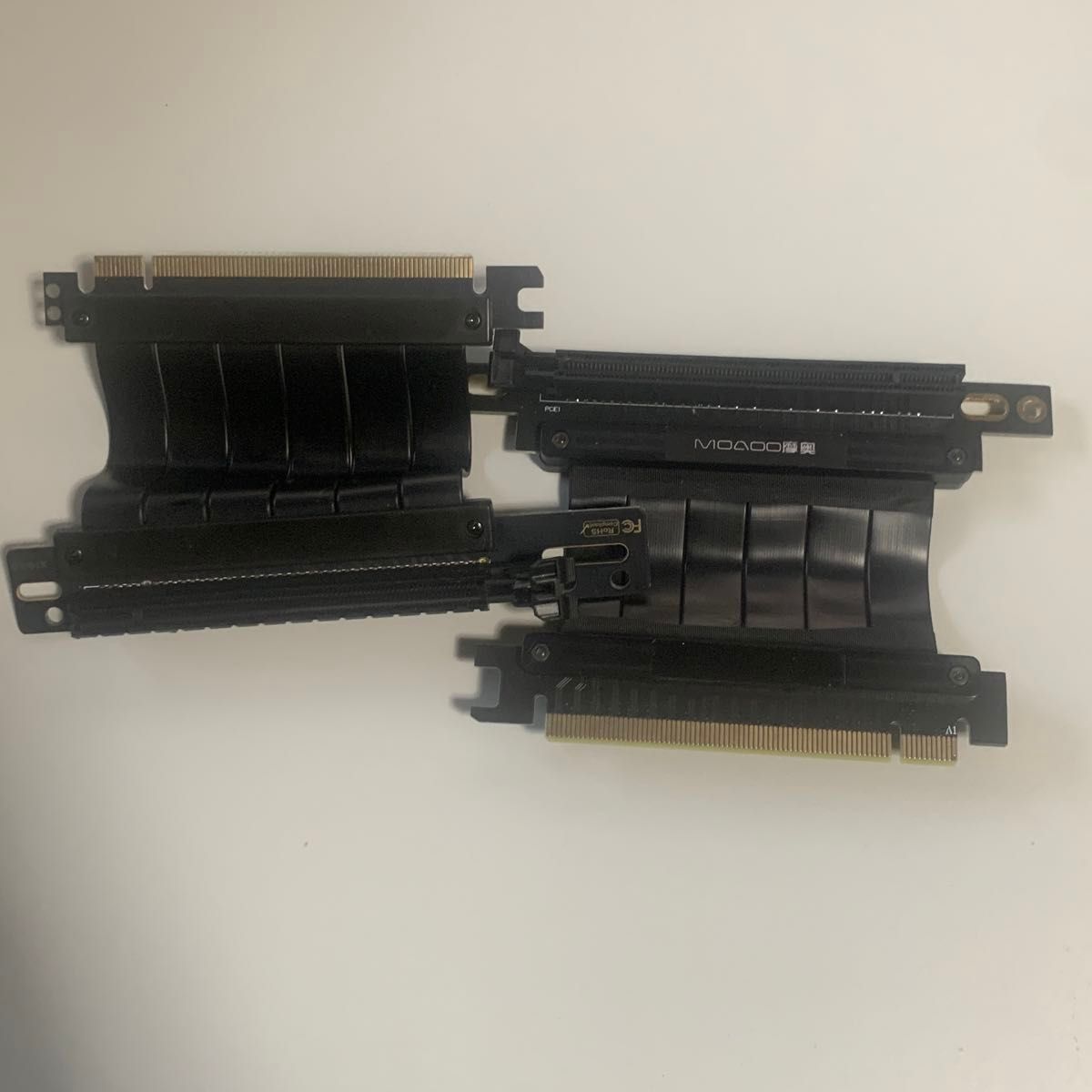 ノーブランド PCIE16X フレキシブルライザーカード 5cm 2本 90度