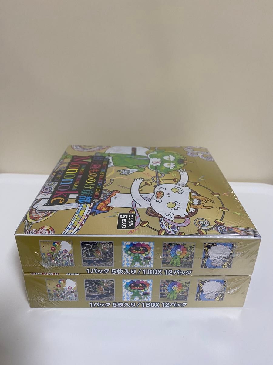 新品未開封　村上隆 もののけ京都 Collectible Trading Card　日本語版　2BOXセット　シュリンク付き