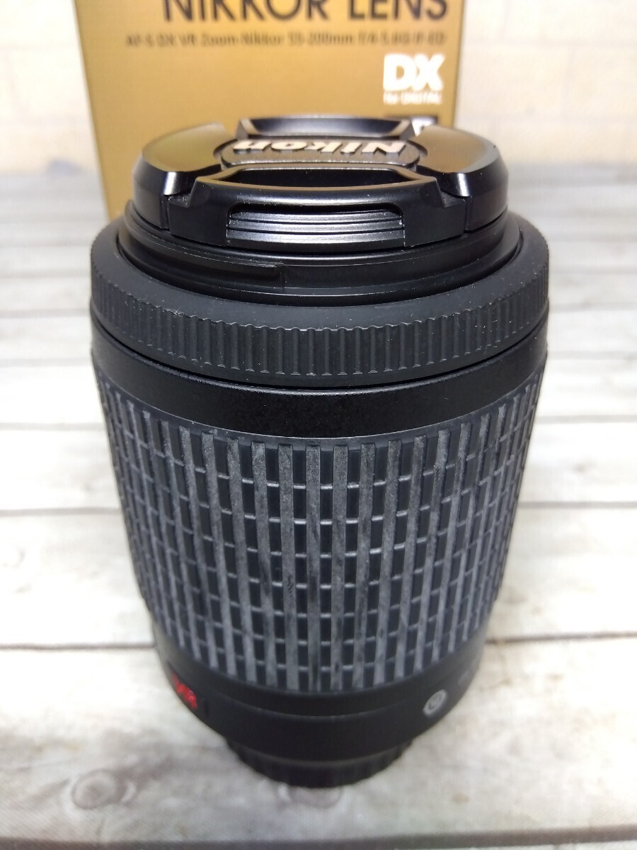 566■Nikon　ニコン　NIKKOR LENS　AF-S　DX VR Zoom-Nikkor　55-200mm　f/4-5.6G IF-ED　動作未確認　ジャンク現状品_画像6