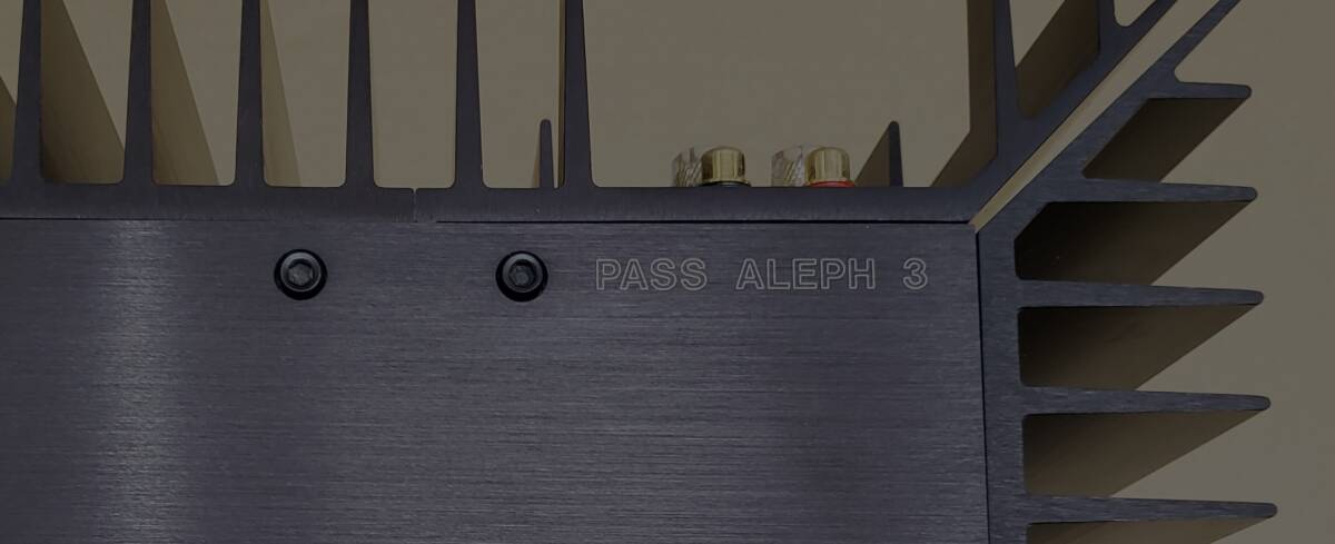 ＜送料込み＞PASS ALEPH 3 パワーアンプ（和訳の取扱説明書付き）_画像4