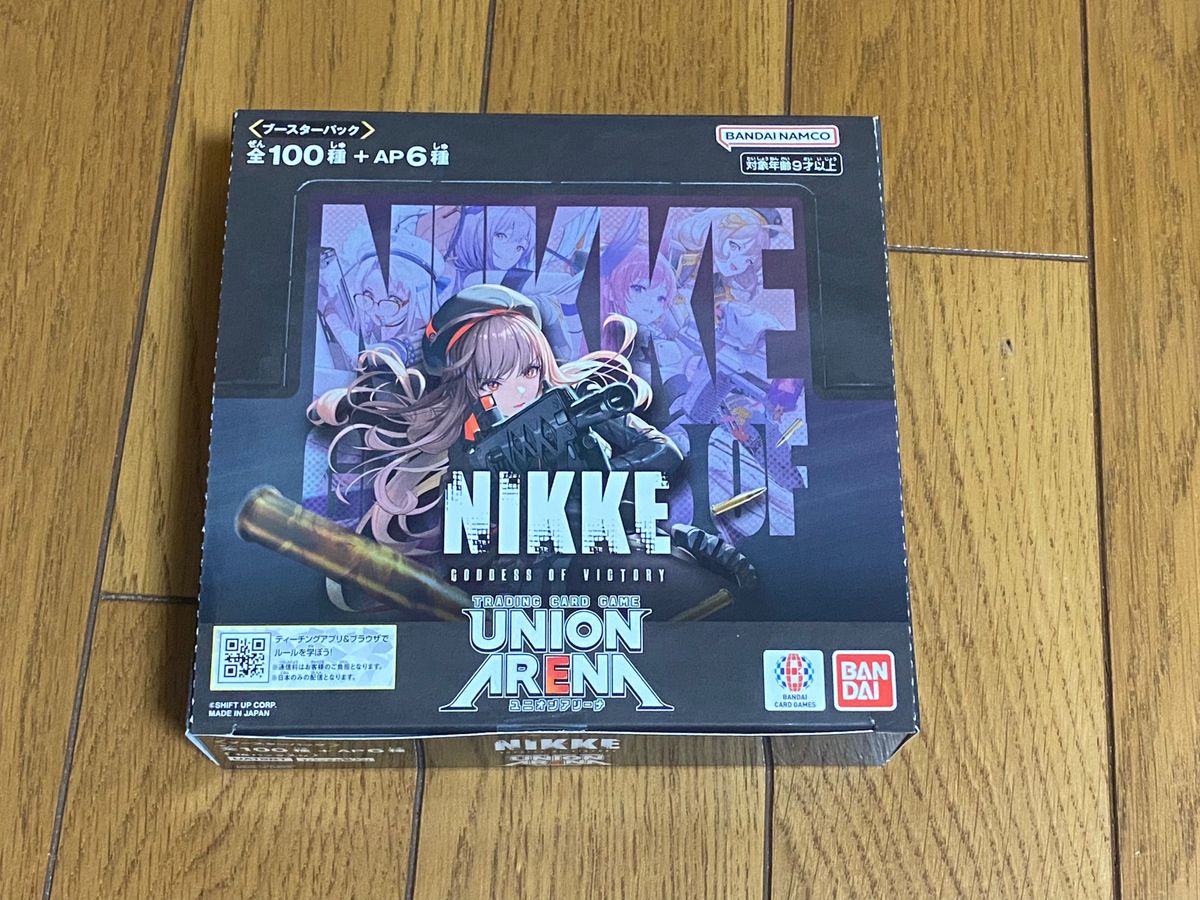 UNION ARENA 勝利の女神 NIKKE 3BOX ユニオンアリーナ　テープ付き　新品未開封　メガニケ