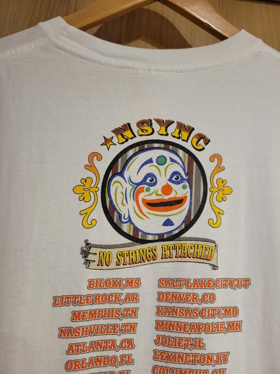 2000年 'N SYNC ツアーTシャツ インシンク 90s 00s Lサイズ ヴィンテージ バンド グループ ロック_画像6