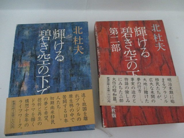 Ｔ・輝ける碧き空の下・上下・北杜夫・新潮社・1982・1986・初版_画像1