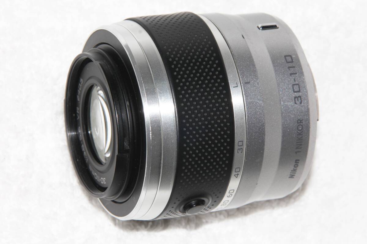 ニコン Nikon 1 NIKKOR ニッコール 30-110mm F3.8-5.6 VR シルバー ジャンク扱い 使用可_画像1