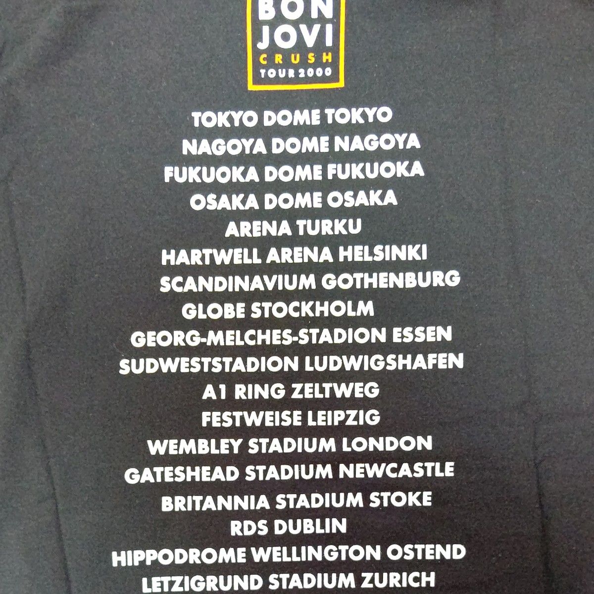 Bon Jovi オフィシャルTシャツ