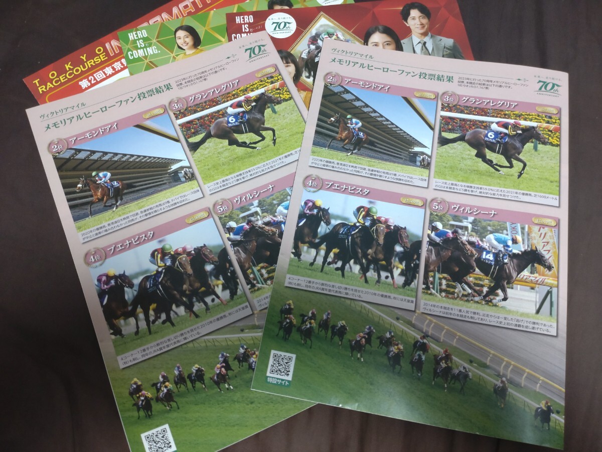 JRA東京競馬場◆2024年第19回ヴィクトリアマイル◆土日カラーレープロ(表紙ウオッカ)＆各種インフォメーション_画像3