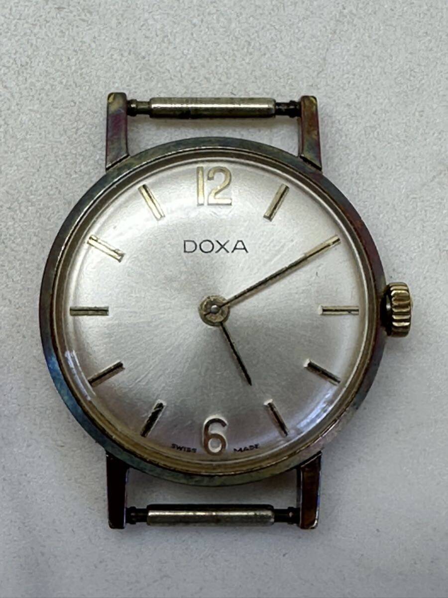 DOXA hand winding lady's wristwatch antique 8436-5 outer box etc. attached 